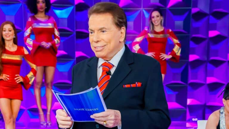 Foto do apresentador Silvio Santos