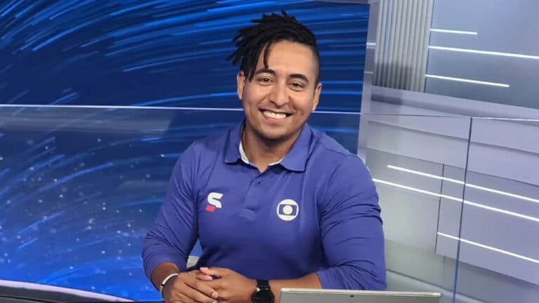 Imagem com foto de Luiz Teixeira, apresentador do SporTV, que vai comandar o Globo Esporte eventualmente