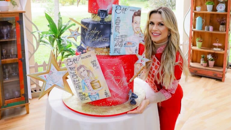 Foto de Beca Milano, jurada do Bake Off Celebridades