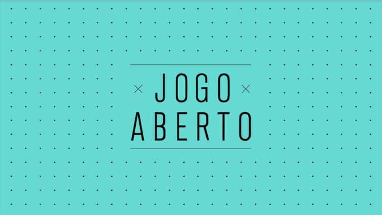 Logotipo do programa Jogo Aberto, da Band