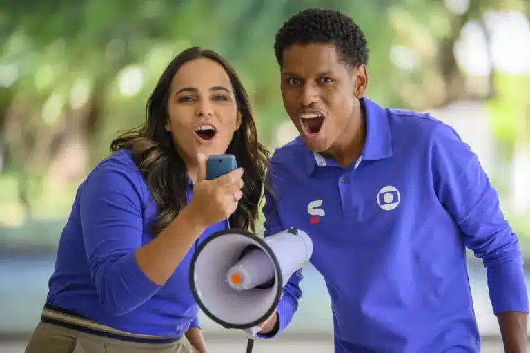 Foto de narradores da Globo