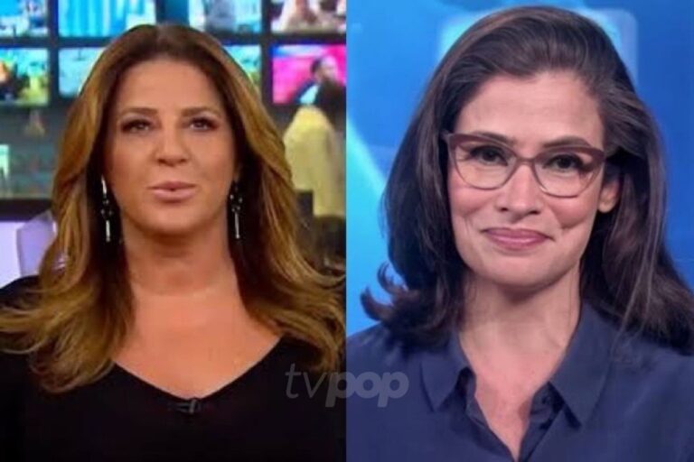 Montagem Christiane Pelajo e Renata Vasconcellos