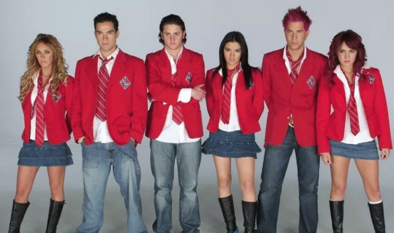 Foto do elenco da novela do SBT Rebelde