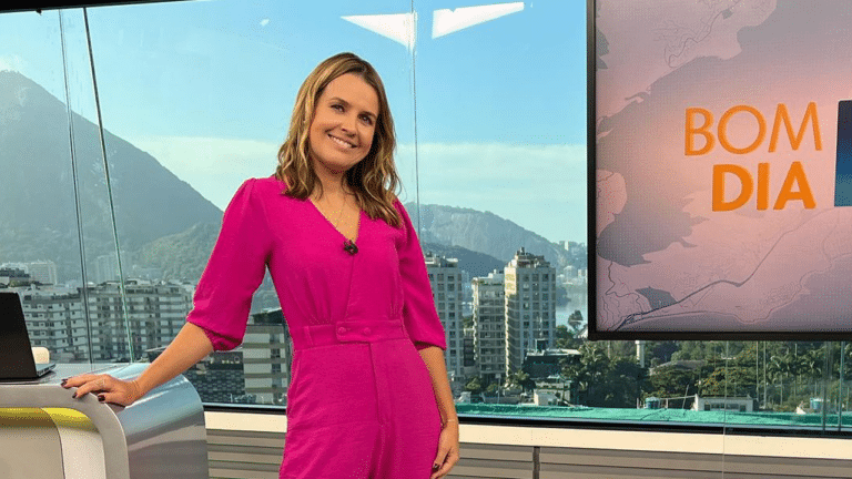 Imagem com foto de Silvana Ramiro, apresentadora do jornal Bom Dia RJ