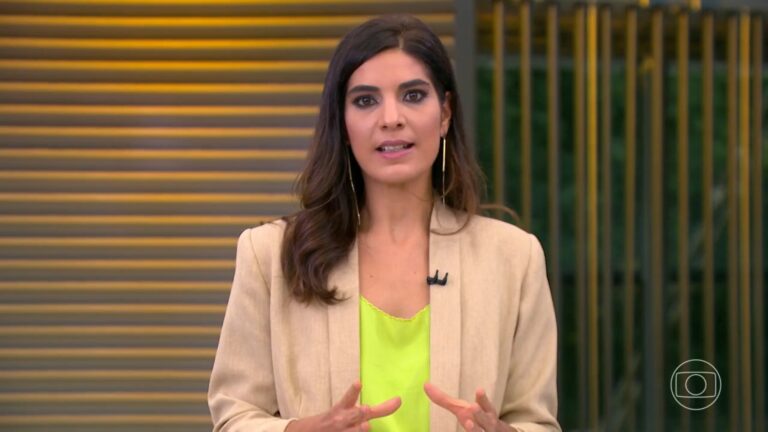 Foto de Andréia Sadi, nova apresentadora do Jornal Hoje