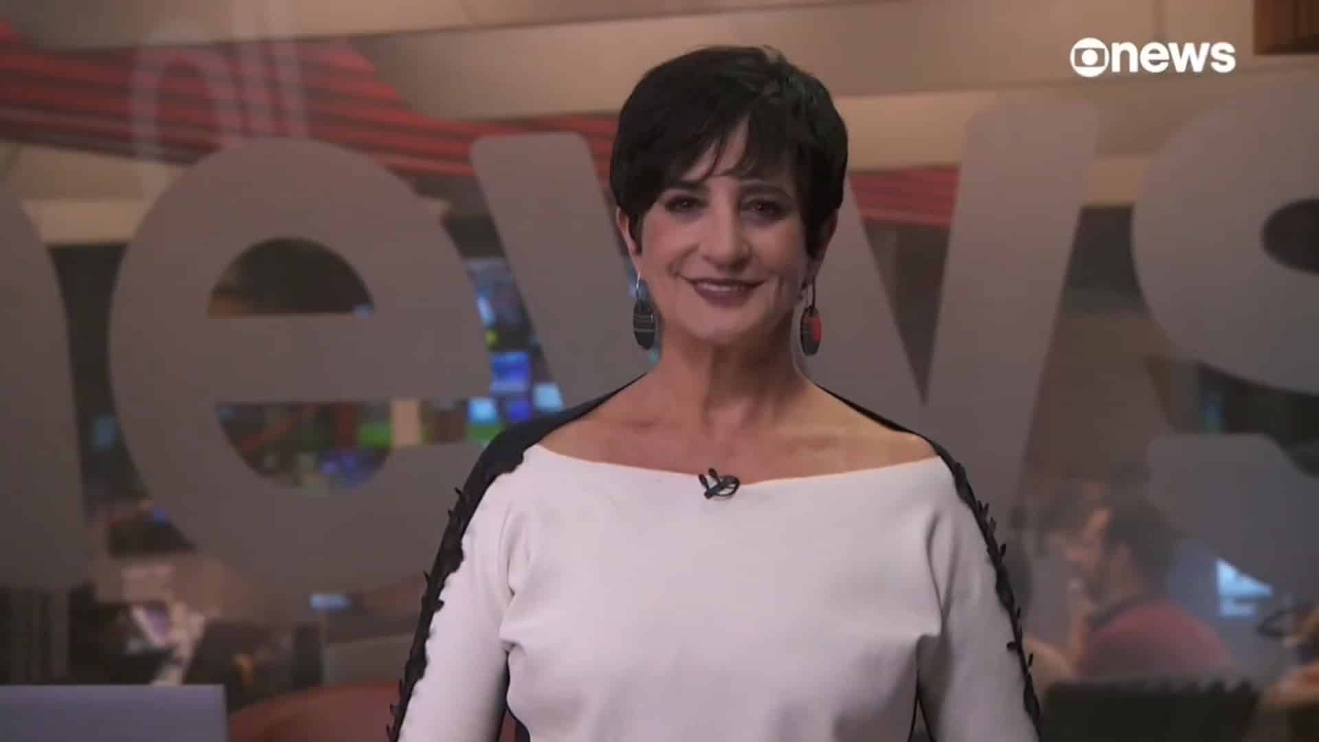 Globo News - Aline Midlej reforça o time de apresentadores da