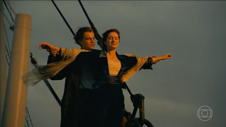 Foto do filme Titanic, exibido pela Globo em Supercine