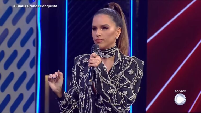 Foto de Mariana Rios na final de A Grande Conquista