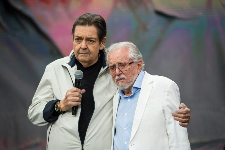 Foto Carlos Alberto de Nóbrega e Faustão