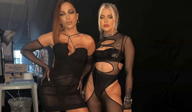 Foto de Anitta e Luísa Sonza