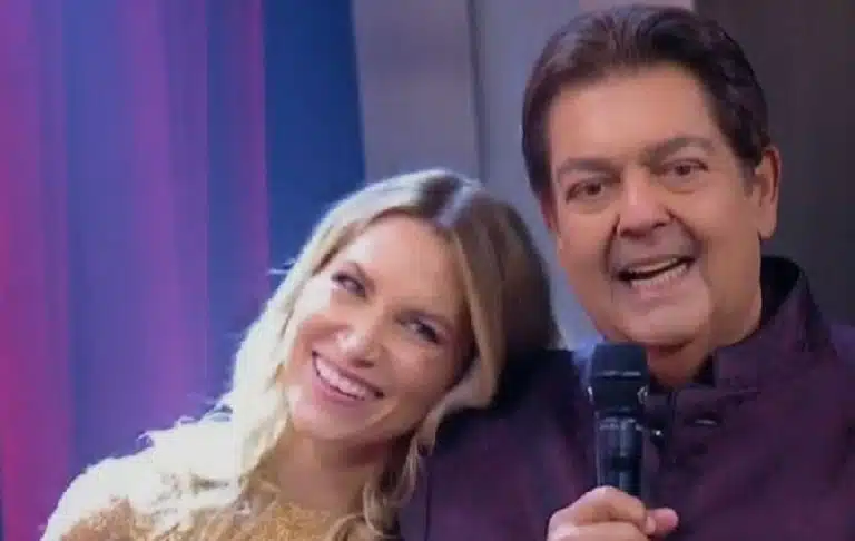 Foto Anne Lottermann e Faustão