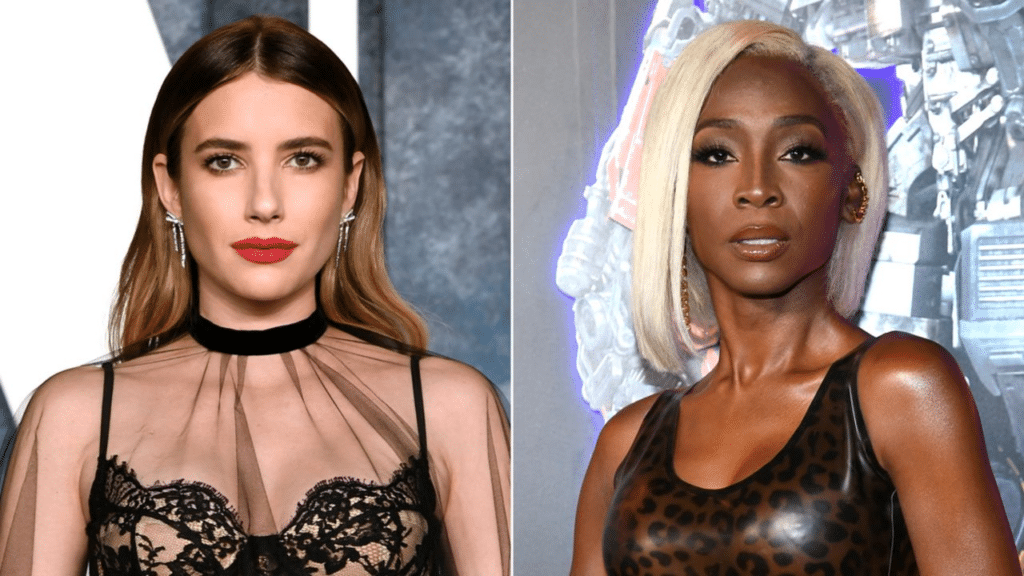 Foto de Emma Roberts e Angelica Ross