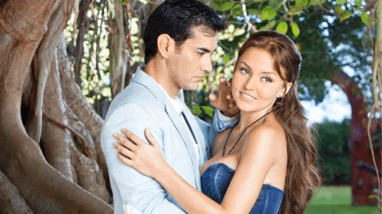 David Zepeda e Angelique Boyer em cena da novela Abismo de Paixão