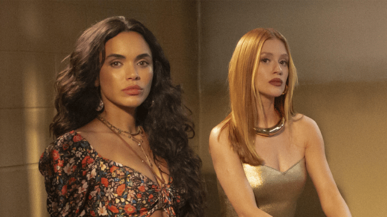 Giovana Cordeiro e Marina Ruy Barbosa em cena a novela Fuzuê