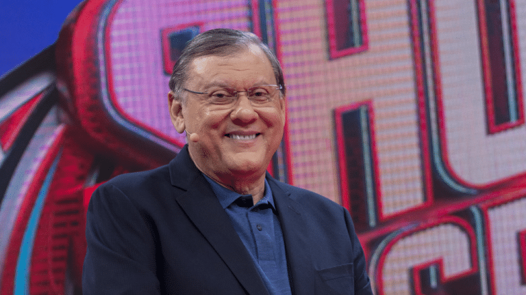 Milton Neves em foto de divulgação do programa Show do Esporte