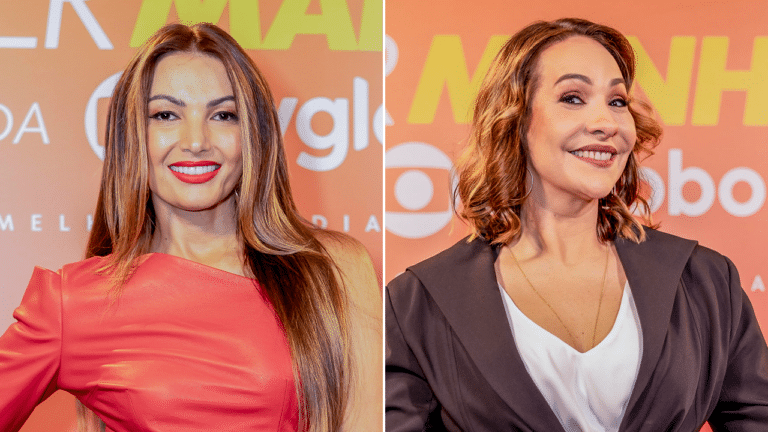 Montagem com as fotos das apresentadoras Patrícia Poeta e Maria Beltrão