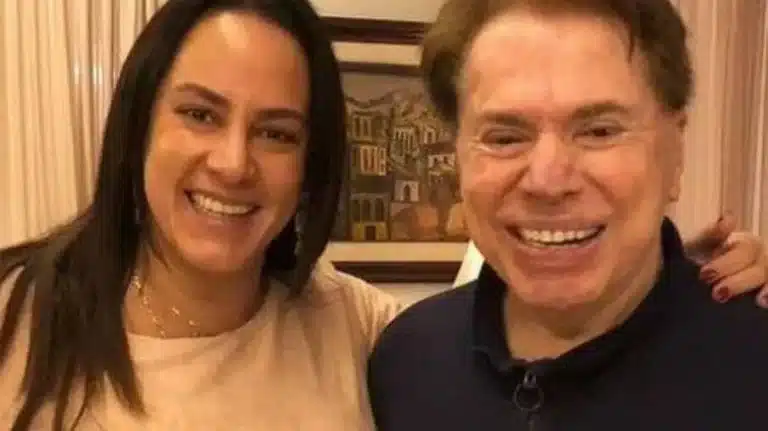 Foto Silvia Abravanel e Silvio Santos