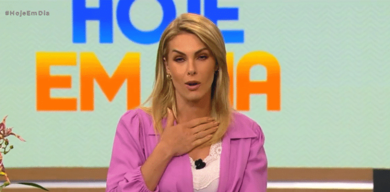 Foto de Ana Hickmann no Hoje em Dia