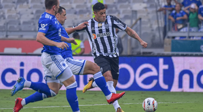 Foto de partida entre Cruzeiro e Atlético Mineiro