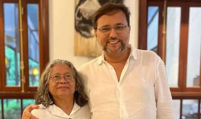 Foto de Marlene Mattos e Geraldo Luís para novo programa da RedeTV!