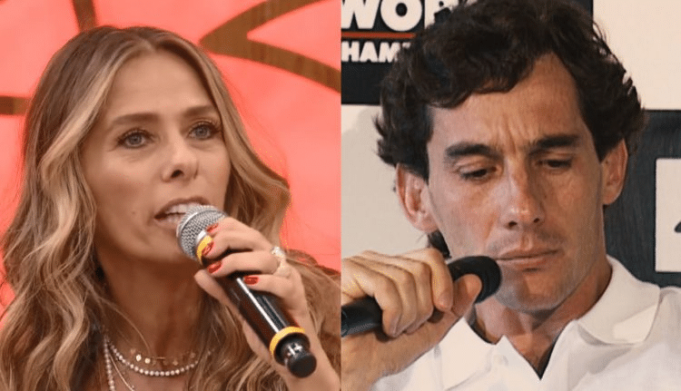 Foto de Adriane Galisteu e Ayrton Senna