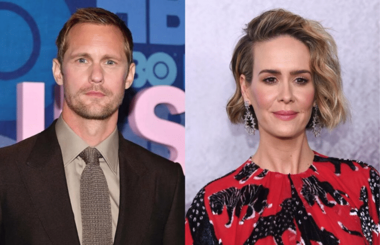 Foto de Alexander Skarsgård e Sarah Paulson, novos protagonistas de Sr. & Sra. Smith