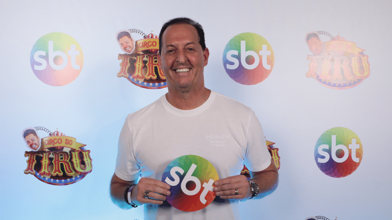 Benjamin Back no evento de lançamento das novidades do SBT para 2024