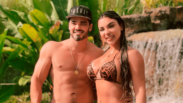 Fábio Gontijo e Jenny Miranda em foto publicada nas redes sociais