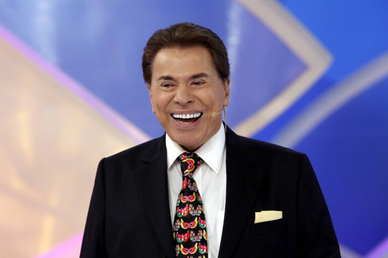 Foto de Silvio Santos no SBT