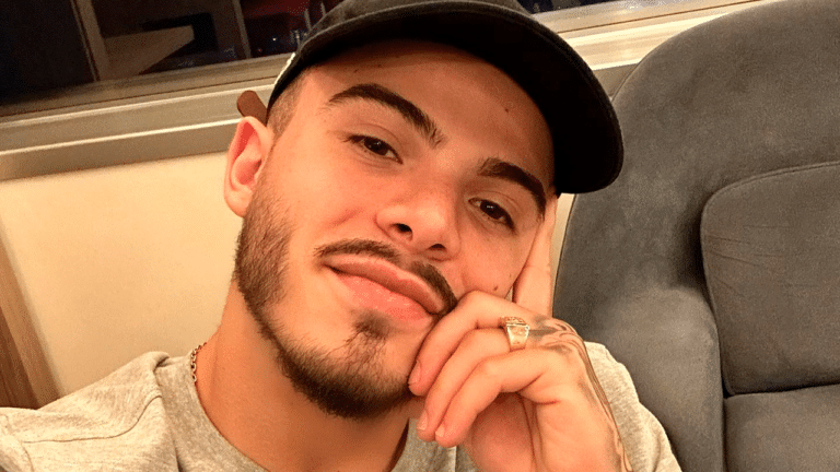 Thomaz Costa, ex-namorado de Larissa Manoela, em foto publicada nas redes sociais