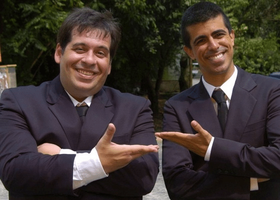 Foto de Leandro Hassum e Marcius Melhem