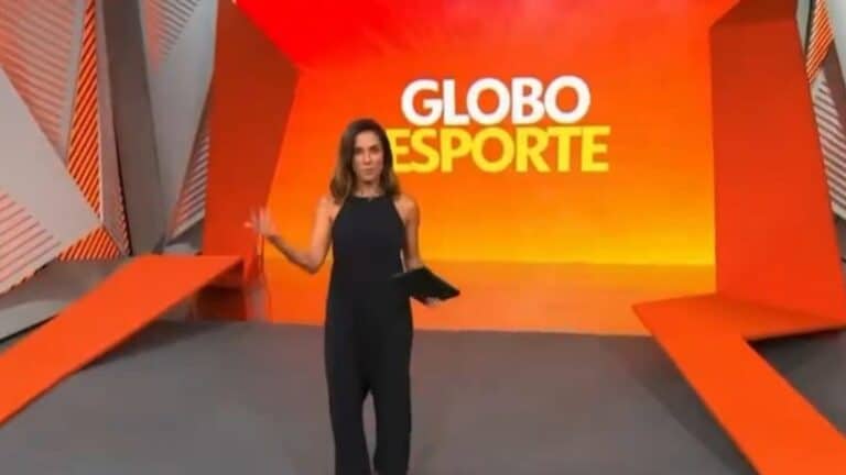 Foto de Carol Barcellos no Globo Esporte