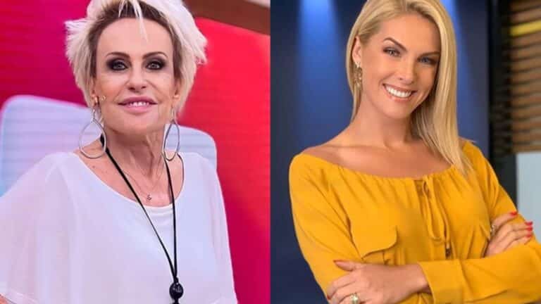 Foto de Ana Maria Braga e Ana Hickmann