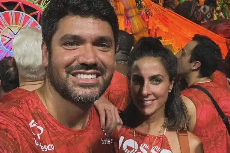 Foto de Marcelo Courrege e Carol Barcellos