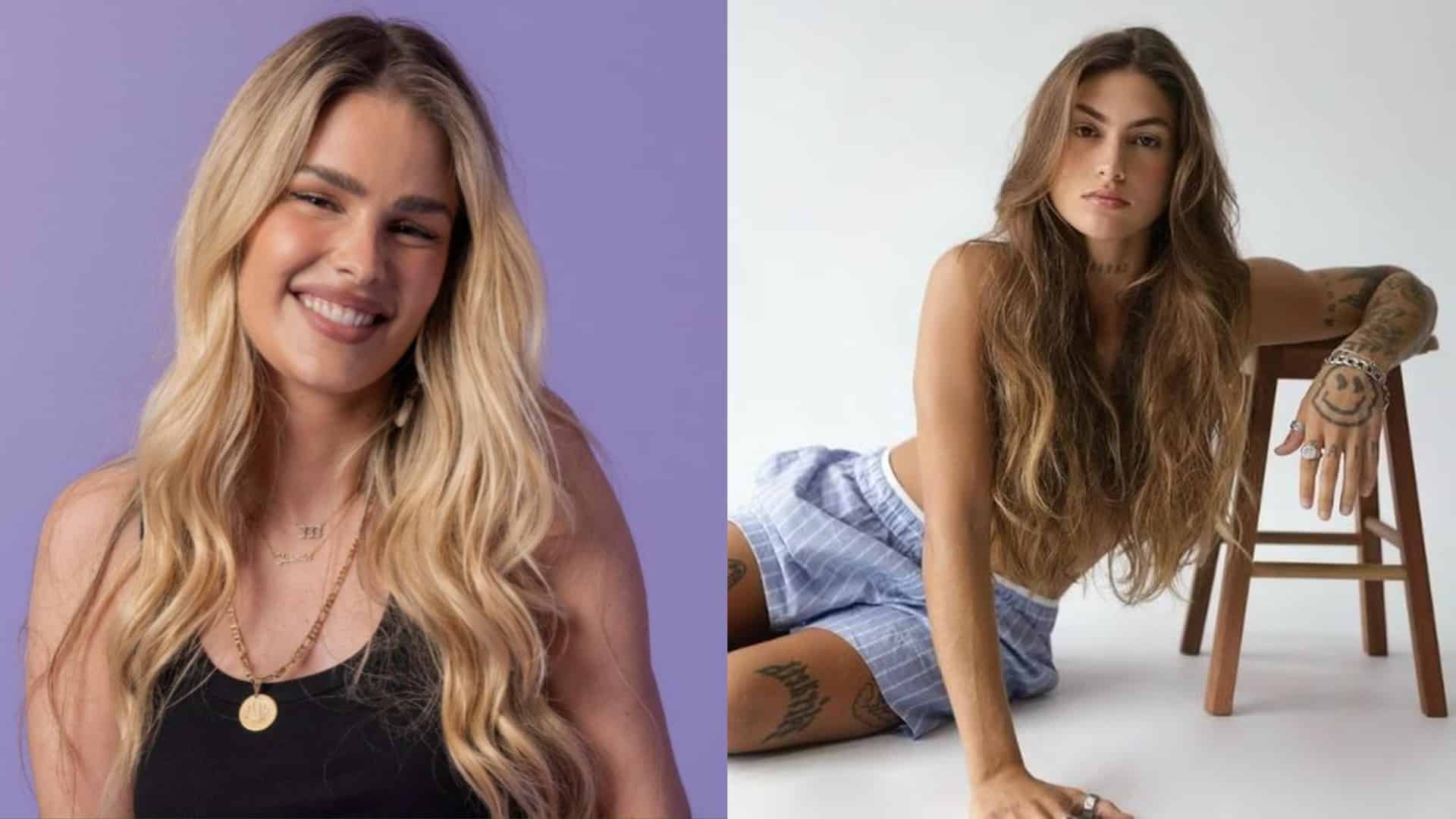 Yasmin Brunet reage à notícia de namoro com cantora de 24 anos: 