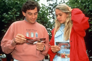 Foto de Ayrton Senna e Adriane Galisteu