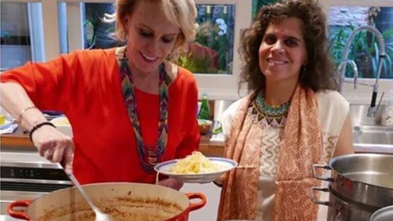 Foto de Ana Maria Braga e Mariana Maffeis