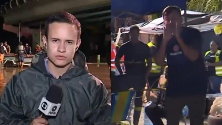 Foto de Arildo Palermo no Jornal da Globo