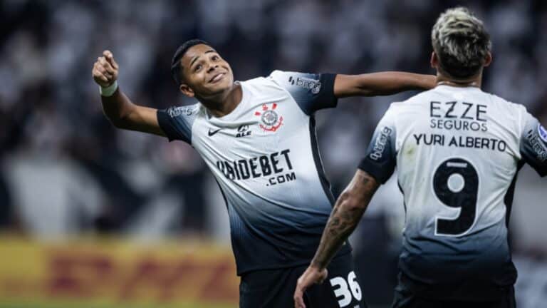 Foto de jogadores do Corinthians, exibidos na ESPN