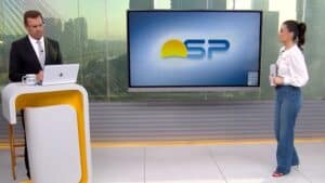 Foto de estúdio do Bom Dia SP da TV Globo