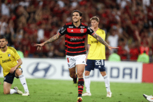 Foto de Pedro, do Flamengo pela Libertadores