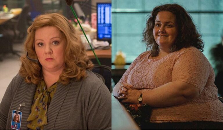 Montagem com Melissa McCarthy e Jessica Gunning