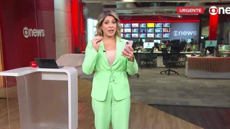 Foto de Daniela Lima na GloboNews