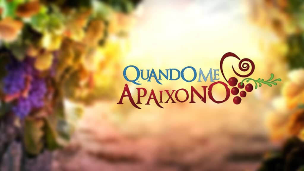 Logo da novela Quando me Apaixono