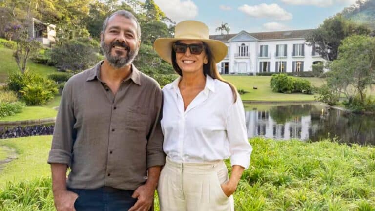 Foto de Marcos Palmeira e Malu Mader em Renascer