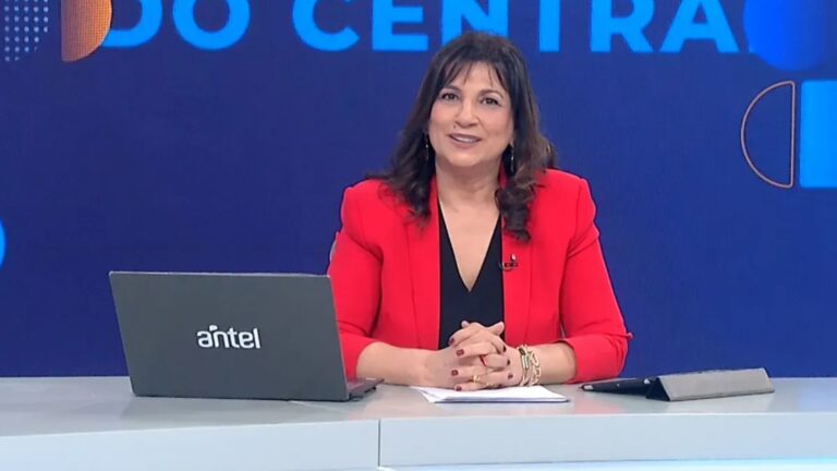 foto de Blanca Rodríguez, apresentadora do Jornal Nacional uruguaio