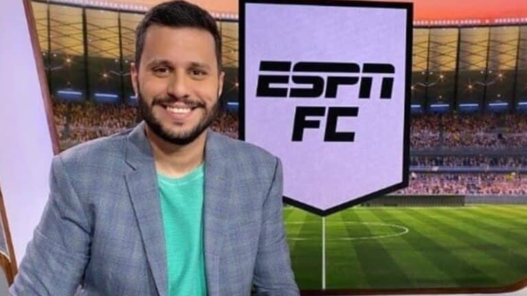 Foto do comentarista Fernando Campos da ESPN