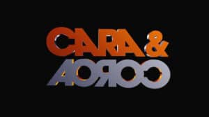 Logotipo da novela Cara & Coroa