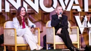 Foto de Luiza Brunet e Xuxa em evento