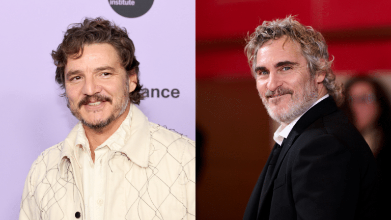 Montagem com Pedro Pascal e Joaquin Phoenix